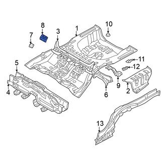 Mitsubishi OE - Seat Belt Reinforcement