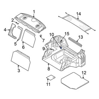 Mitsubishi OE - Trunk Trim Panel Clip