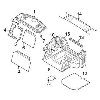 Mitsubishi OE - Partition Panel Clip