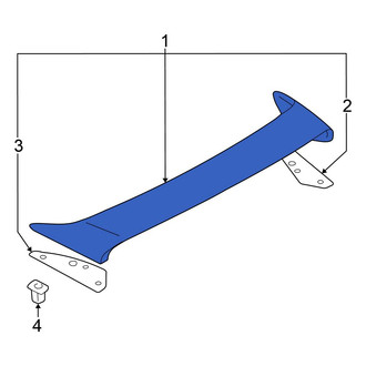 Mitsubishi OE - Rear Spoiler