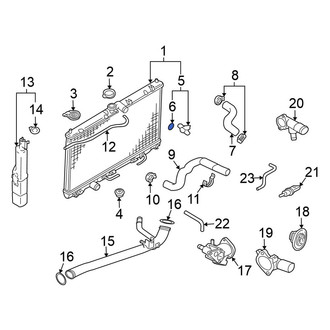Mitsubishi OE - Radiator Drain Plug Gasket