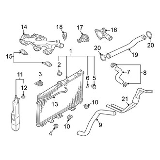 Mitsubishi OE - Cooling - Radiator & Components (Ralliart)