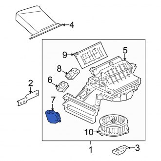 Mitsubishi Oe Mitsubishi Galant 04 Air Conditioner Heater Blower Motor Fan
