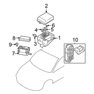 Mitsubishi OE - Electrical Components (Fuses and Relays)