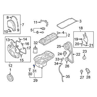 Mitsubishi OE - Engine Oil Drain Plug Gasket