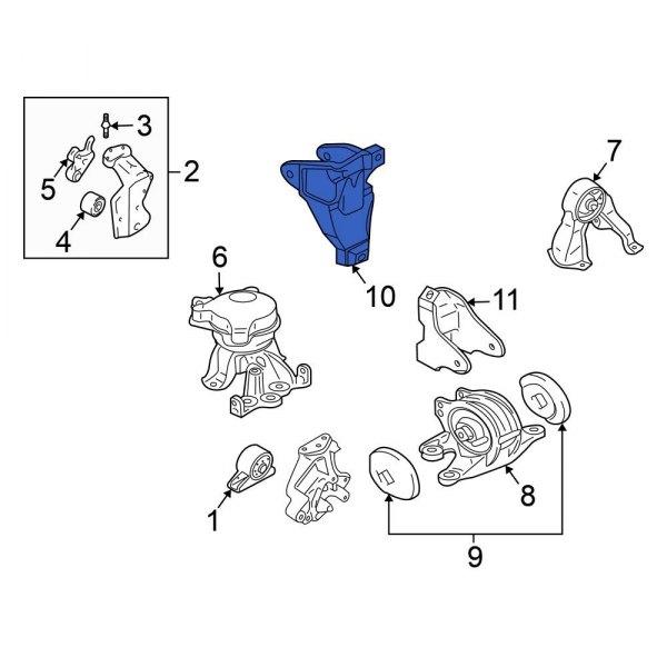 Automatic Transmission Mount Bracket