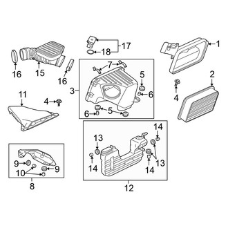 Mitsubishi OE - Engine / Transaxle - Air Intake (GTS / LS)