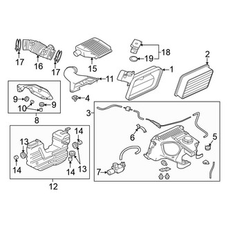 Mitsubishi OE - Engine / Transaxle - Air Intake (3.8L)