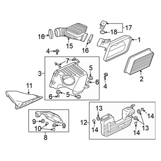 Mitsubishi OE - Engine / Transaxle - Air Intake (Sport V6)