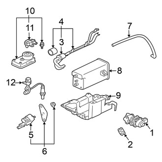 Mitsubishi OE - Emission System - Emission Components