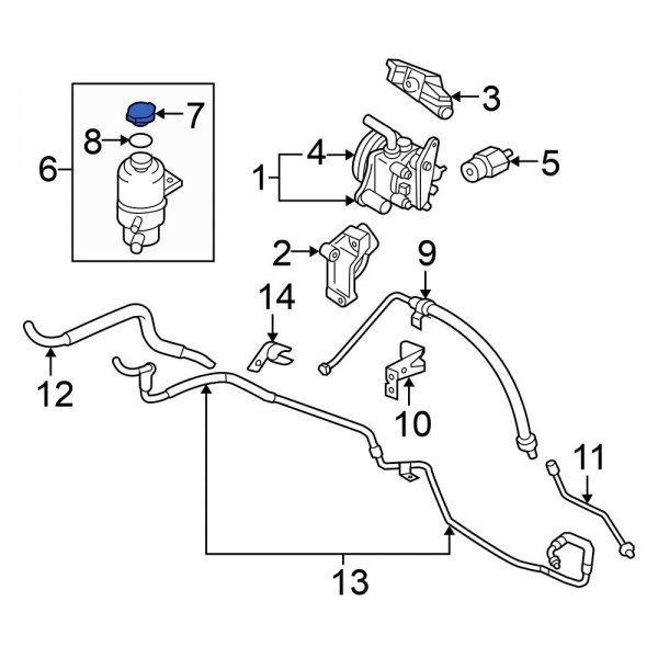 Power Steering Reservoir Cap