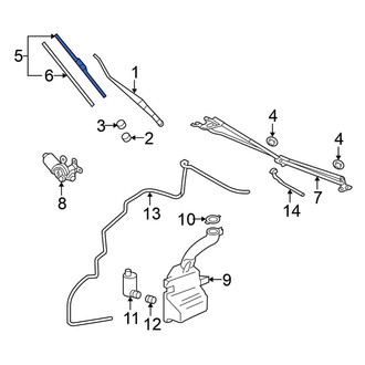 Mitsubishi OE - Left Wiper Blade