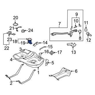 Mitsubishi OE - Fuel Pump Tank Seal