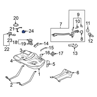 Mitsubishi OE - Fuel Tank Pressure Sensor