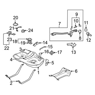 Mitsubishi OE - Fuel System Components