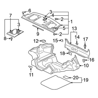 Mitsubishi OE - Rear Body & Floor - Interior Trim