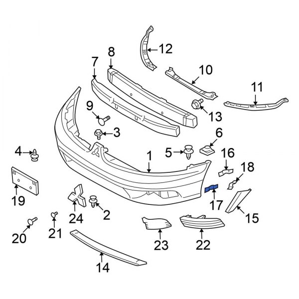 Bumper Cover Bracket