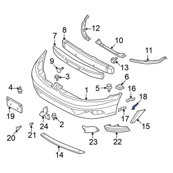 Bumper Cover Bracket