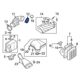 Mitsubishi OE - Engine Air Duct Clamp