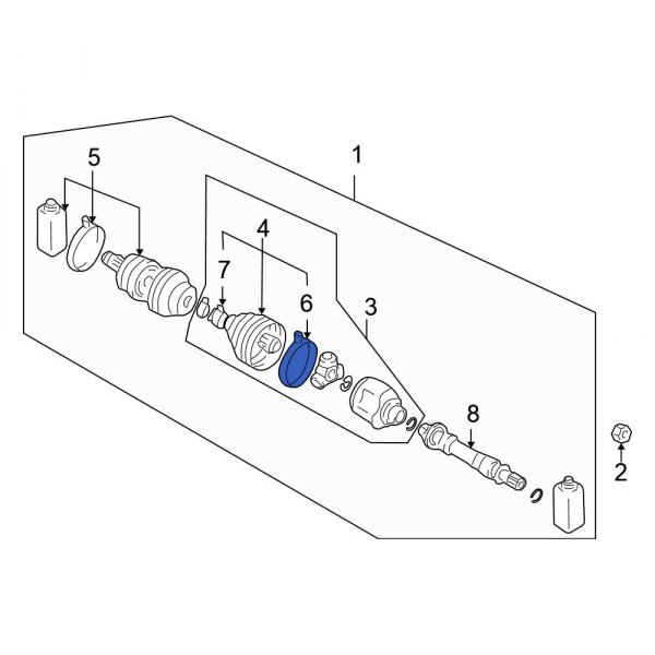 CV Joint Boot Band