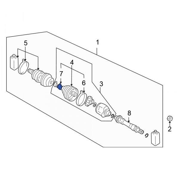 CV Joint Boot Band