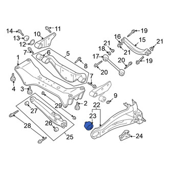 Mitsubishi OE - Rear Suspension Trailing Arm Bushing