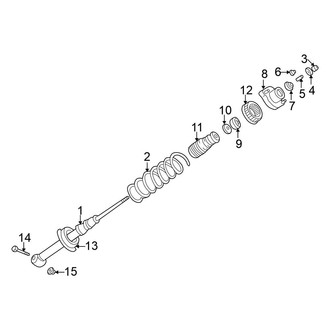 Mitsubishi OE - Rear Suspension - Struts & Components (AWD)