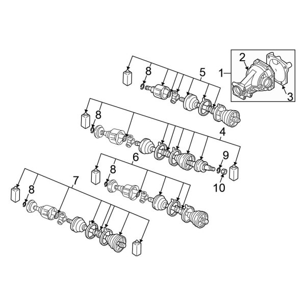 Rear Suspension - Axle & Differential