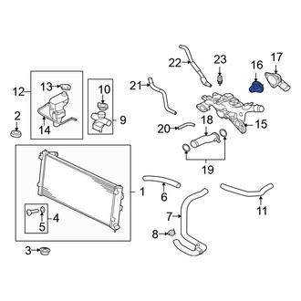 Mitsubishi OE - Engine Coolant Thermostat