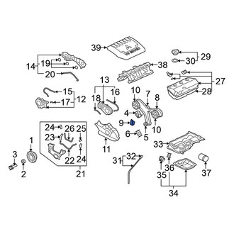Mitsubishi OE - Engine Timing Belt Tensioner