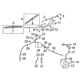 Mitsubishi OE - Front Left Wiper Blade
