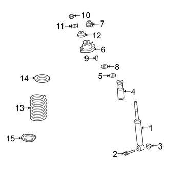 Mitsubishi OE - Rear Suspension - Shocks & Components (AWD)