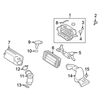 Mitsubishi OE - Engine / Transaxle - Air Intake (DOHC 2.4L)