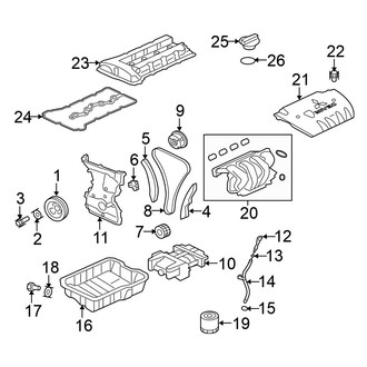 Mitsubishi OE - Engine / Transaxle - Engine Parts (2.4L)