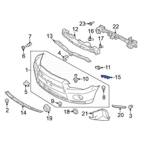 Bumper Cover Bracket