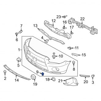 Mitsubishi Eclipse Cross OEM Bumpers | Genuine Front & Rear