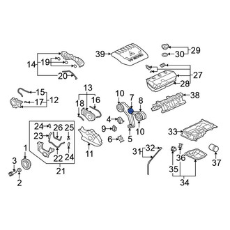 Mitsubishi OE - Engine Timing Belt Idler