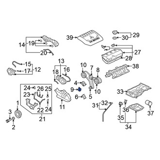 Mitsubishi OE - Engine Timing Belt Tensioner