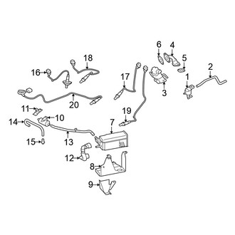 Mitsubishi OE - Emission System - Emission Components (GT / XLS 3.0L)