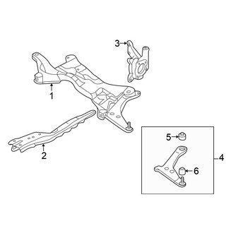 Mitsubishi OE - Front Suspension - Suspension Components (ES / GT / SE)
