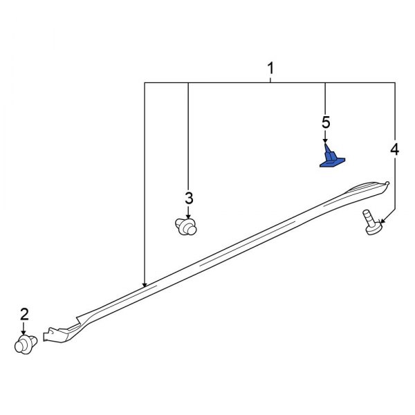 Rocker Panel Molding Grommet