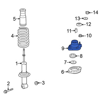 Mitsubishi OE - Rear Suspension Shock Absorber Mount