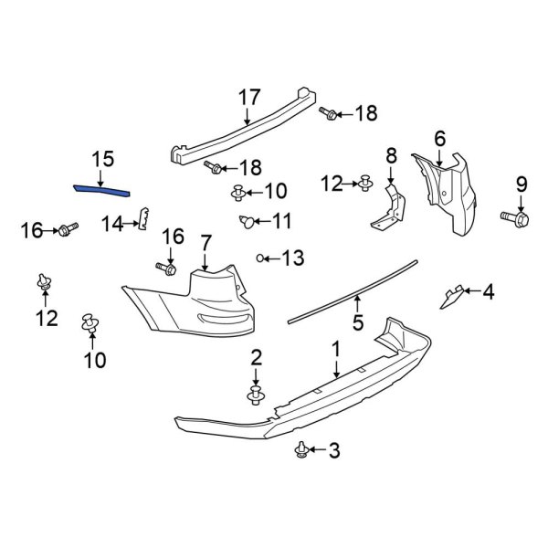 Bumper Cover Bracket