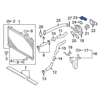 Mitsubishi OE - Engine Coolant Outlet Flange