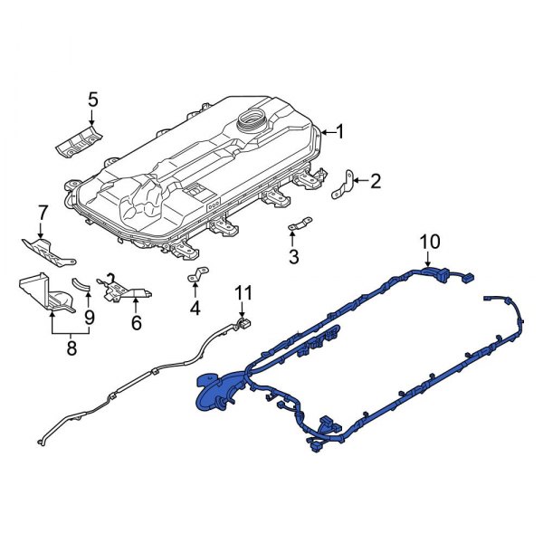 Drive Motor Battery Pack Control Module Wiring Harness