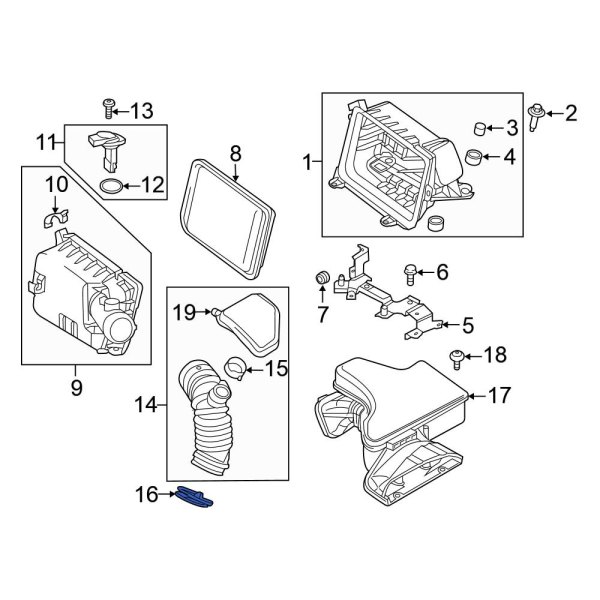 Engine Air Duct Clamp