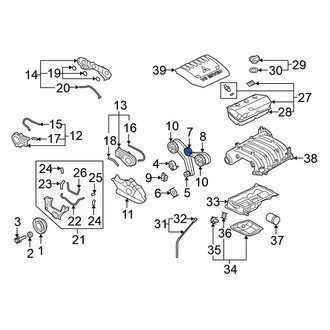 Mitsubishi OE - Engine Timing Belt Idler