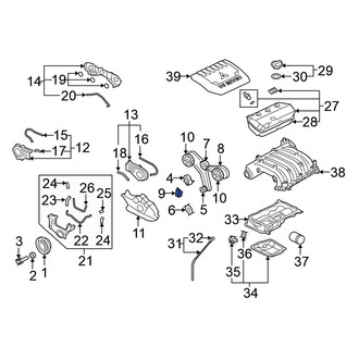 Mitsubishi OE - Engine Timing Belt Tensioner