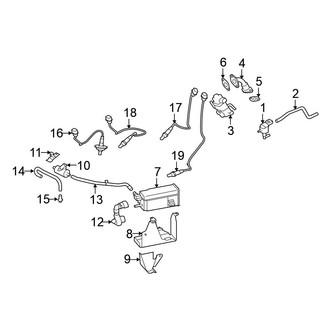 Mitsubishi OE - Emission System - Emission Components (3.0L)