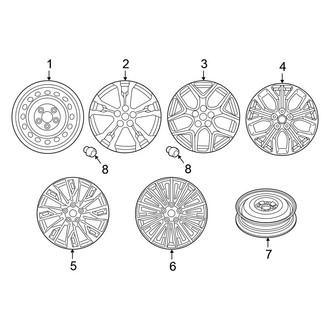 Mitsubishi OE - Wheels (GT / SEL)